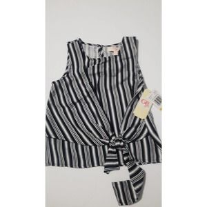 GB girls Black & White kids girl top Size 6x